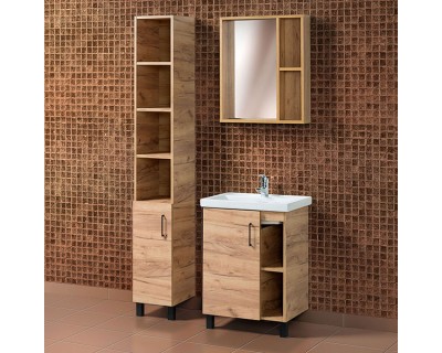 Набор мебели для ванной «Акваль Лофт», 60 см